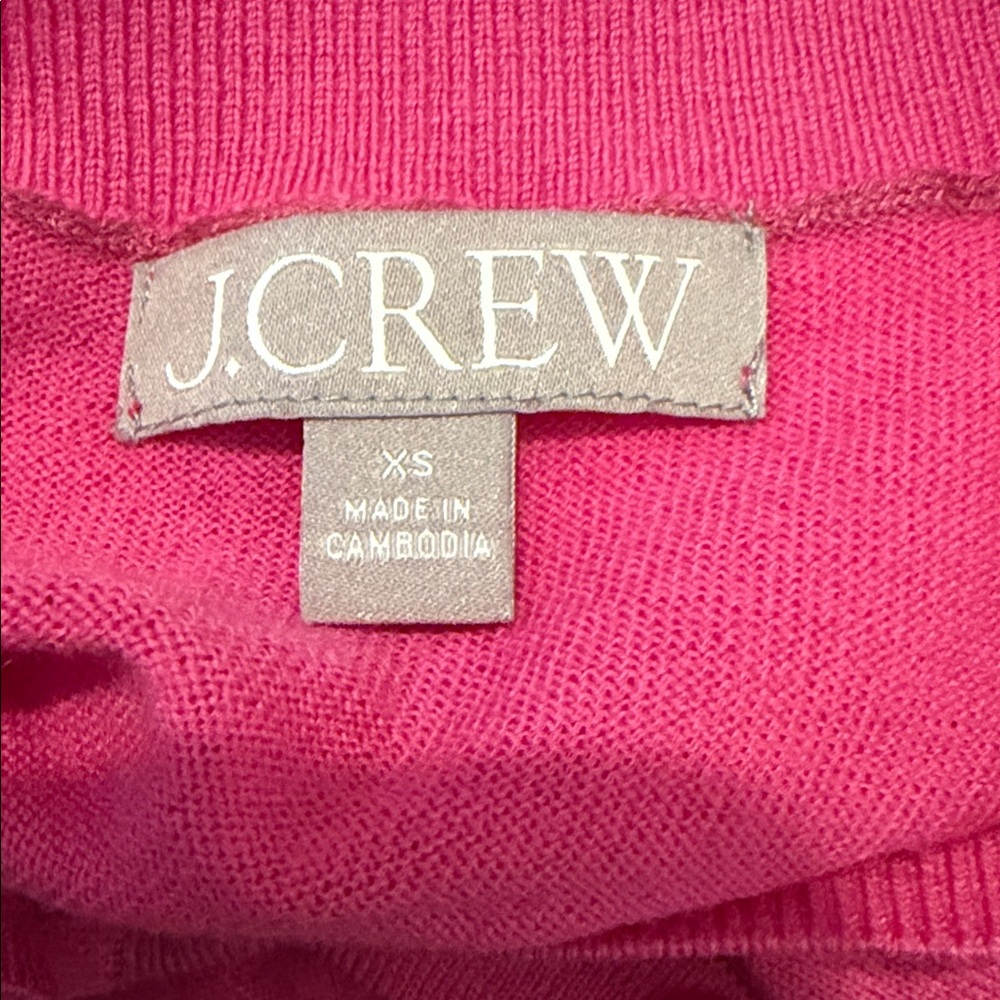 J. Crew Classic merino wool cardigan sweater Pink - Picture 5 of 6